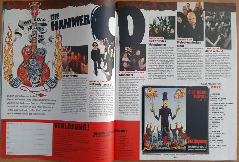 Metal Hammer 06 2001 Inhalt b