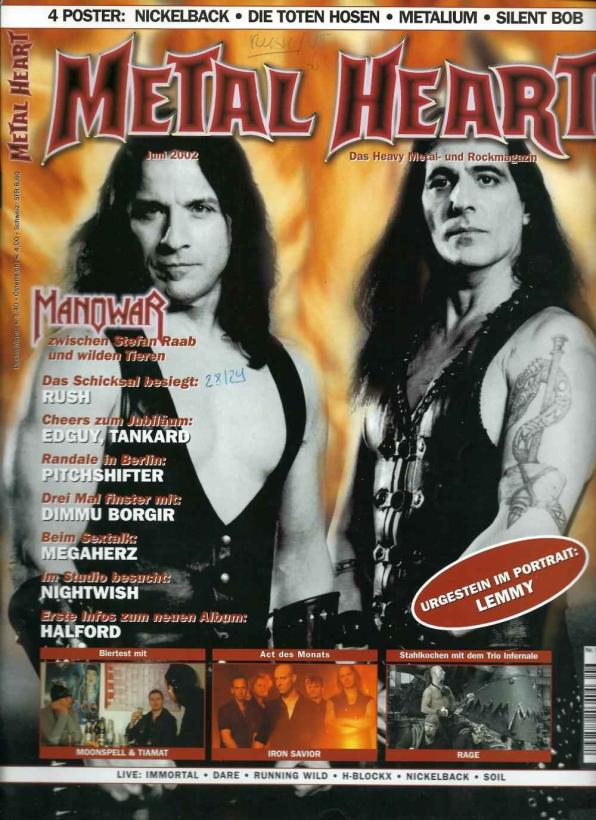 Metal Heart - Hardrockmagazin (06/2002) Cover