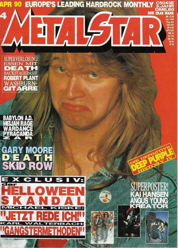 Metal Star 04/90 Titelseite