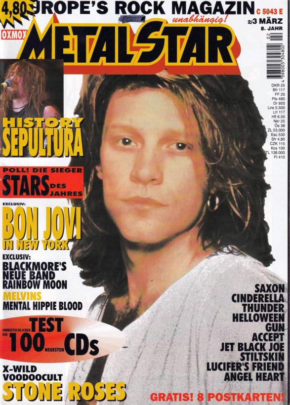 Metal Star 02-03 1995 cover