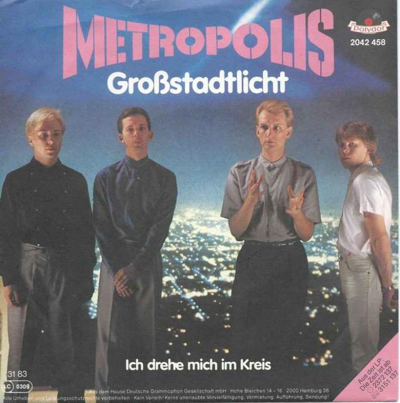 Metropolis - Großstadtlicht (Vinyl-Single Germany 1982)