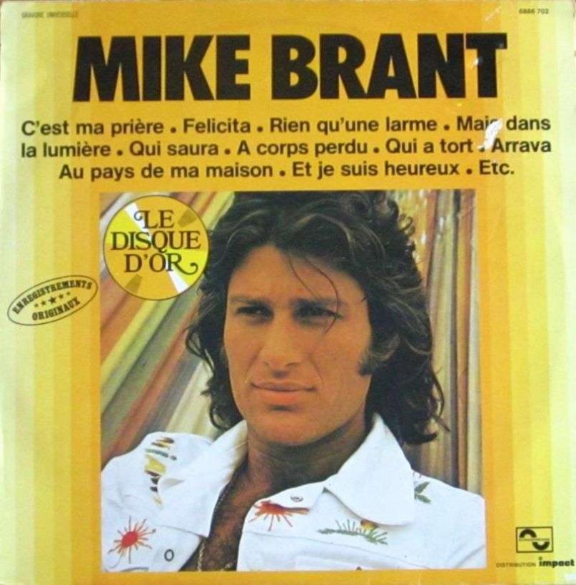 Mike Brant - Le Disque D'Or (Impact Vinyl-LP France)