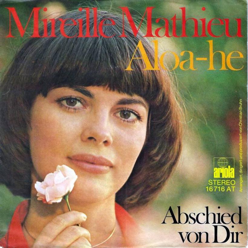 Mireille Mathieu - Aloa-he  Abschied von Dir (7" Single)