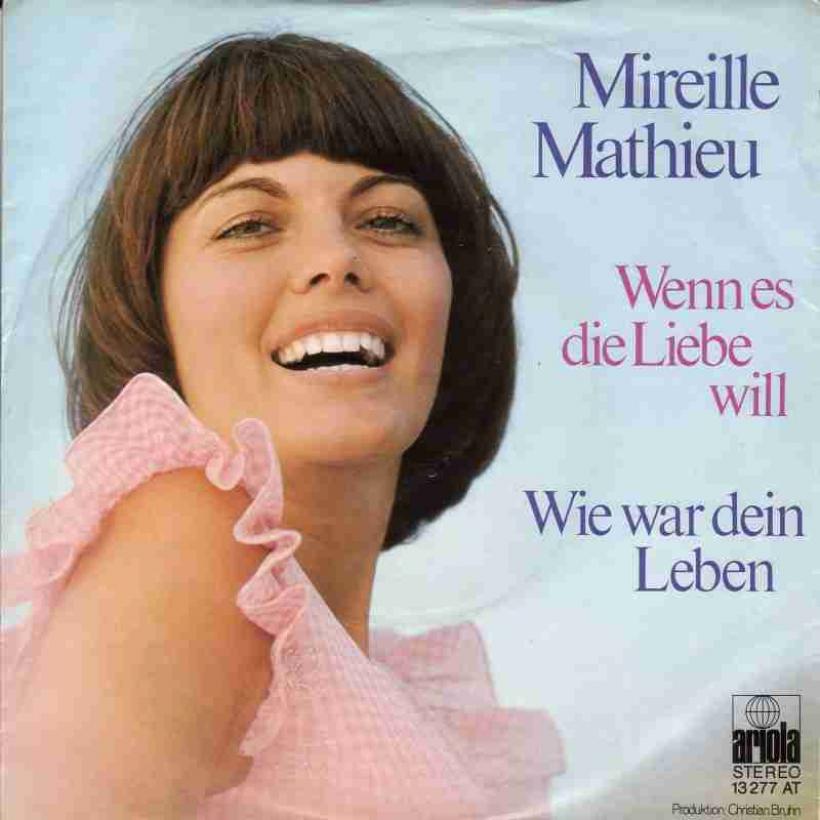 Mireille Mathieu - Wenn es die Liebe will (7" Vinyl-Single)