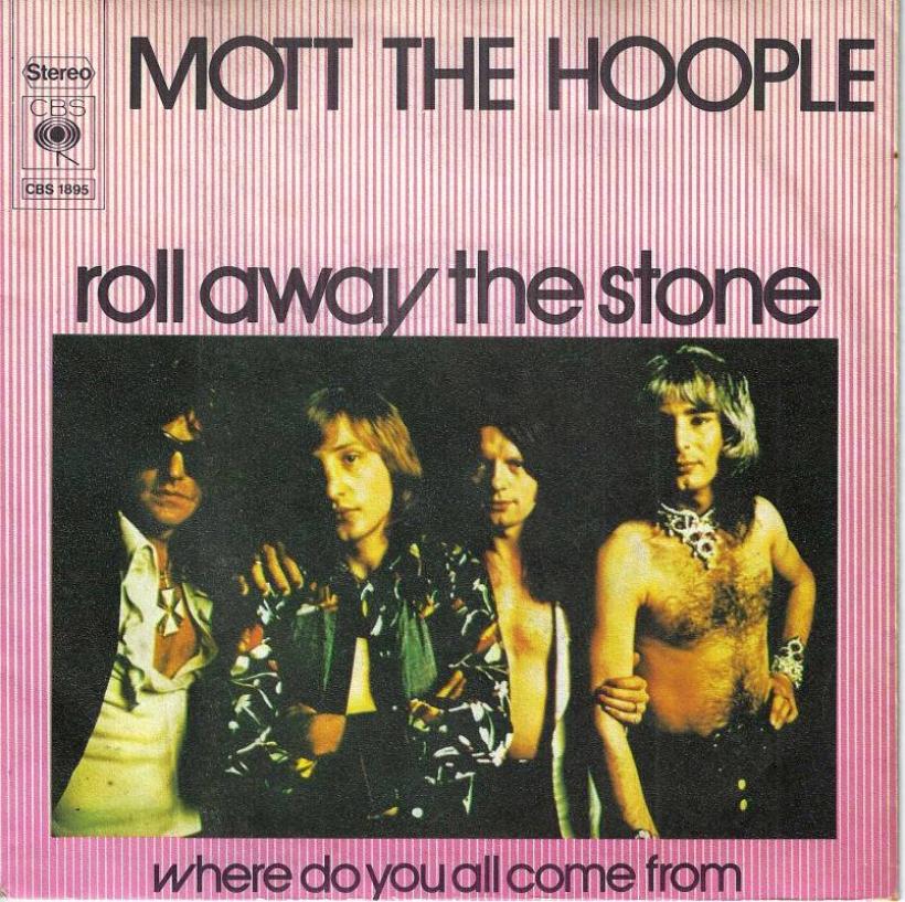 Mott The Hoople - Roll Away The Stone (7" Vinyl-Single)