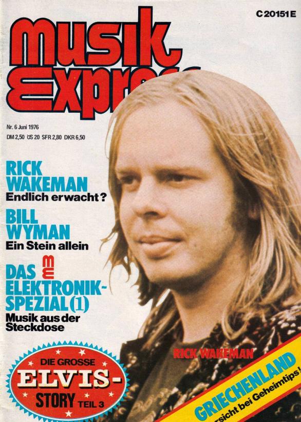 musik express 06 1976 Heftcover