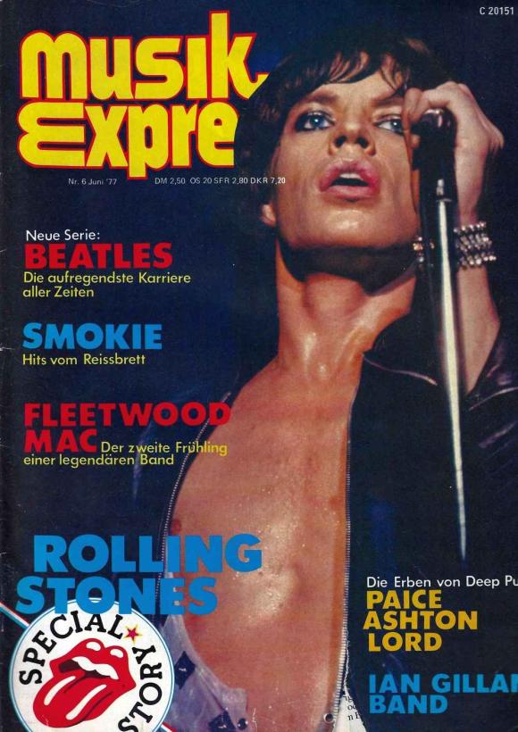 Musik-Express - June 1977 cover