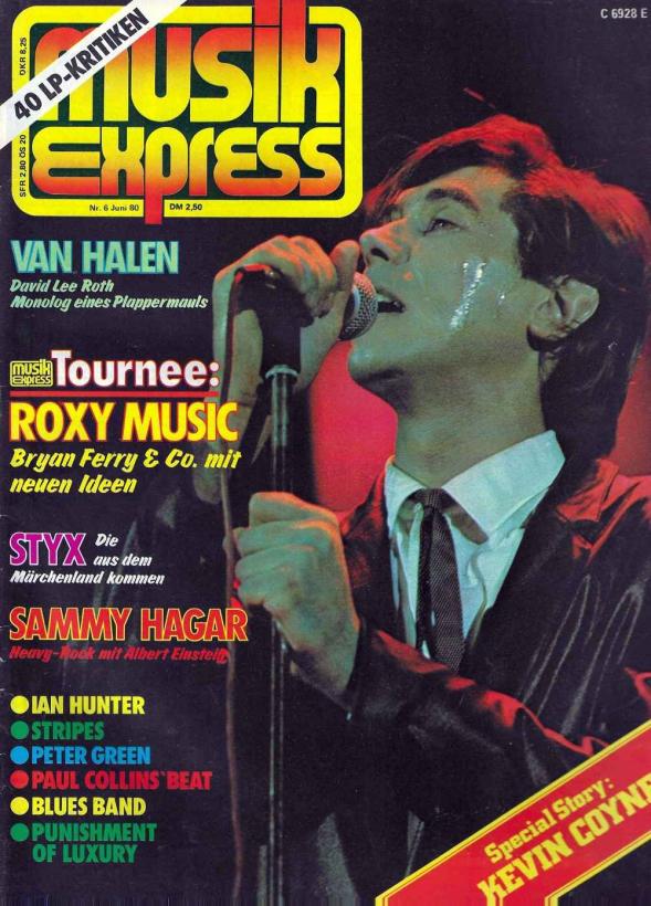 Musik-Express - Juni 1980 Heftcover