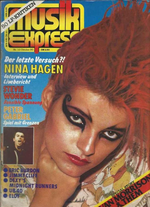 Musik-Express Oktober 1980 Heftcover