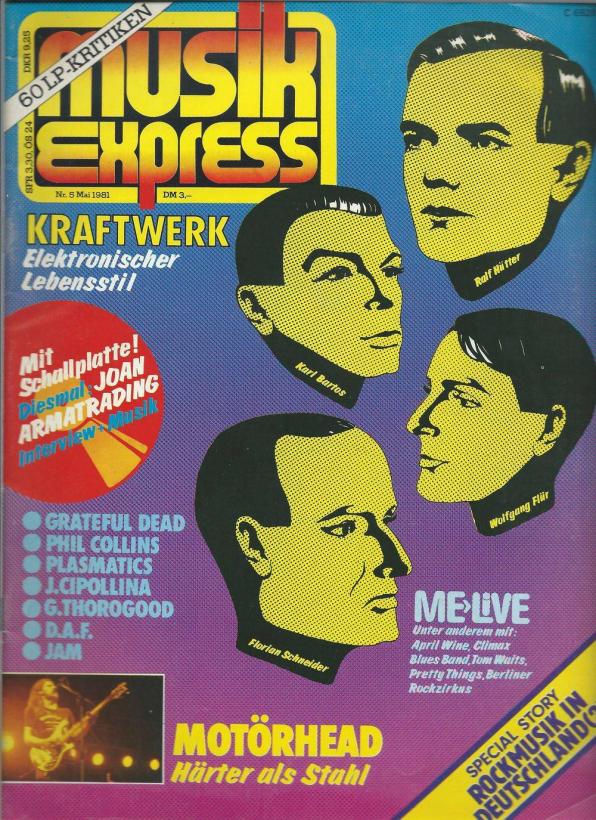 Musik-Express -Mai 1981 Heftcover