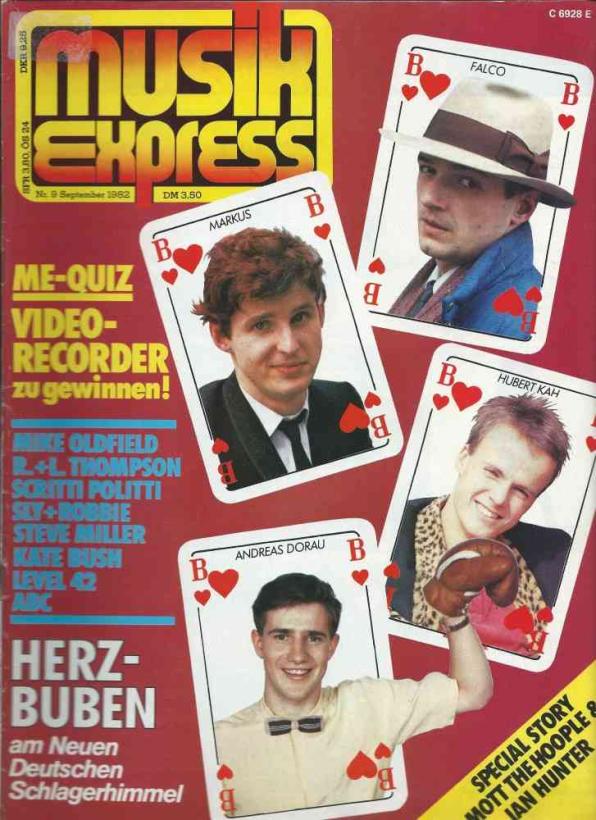 Musik-Express September 1982 Heftcover