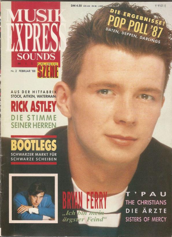 Musik-Express Sounds - Februar 1988 cover