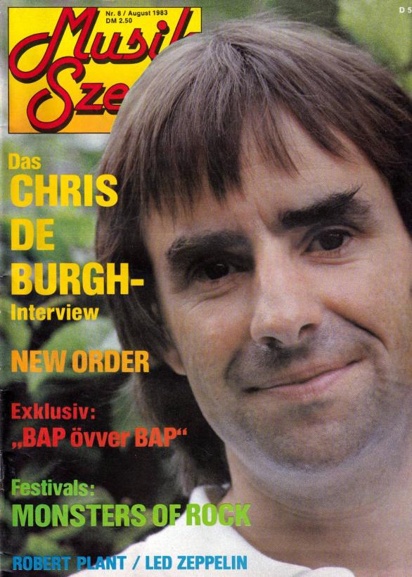 Musik Szene 08 1983 Heftcover