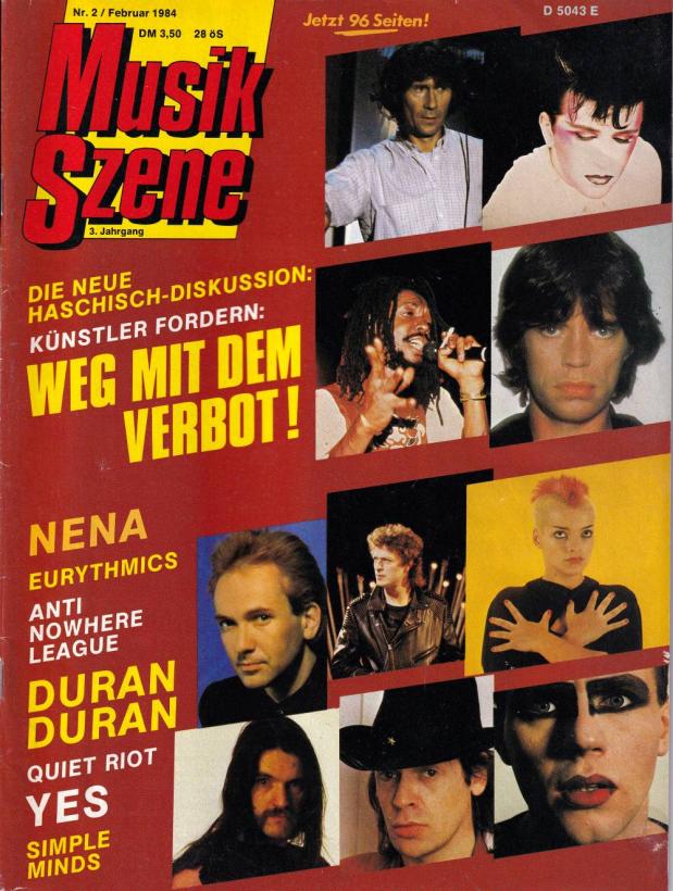 Musik Szene 02 1984 cover