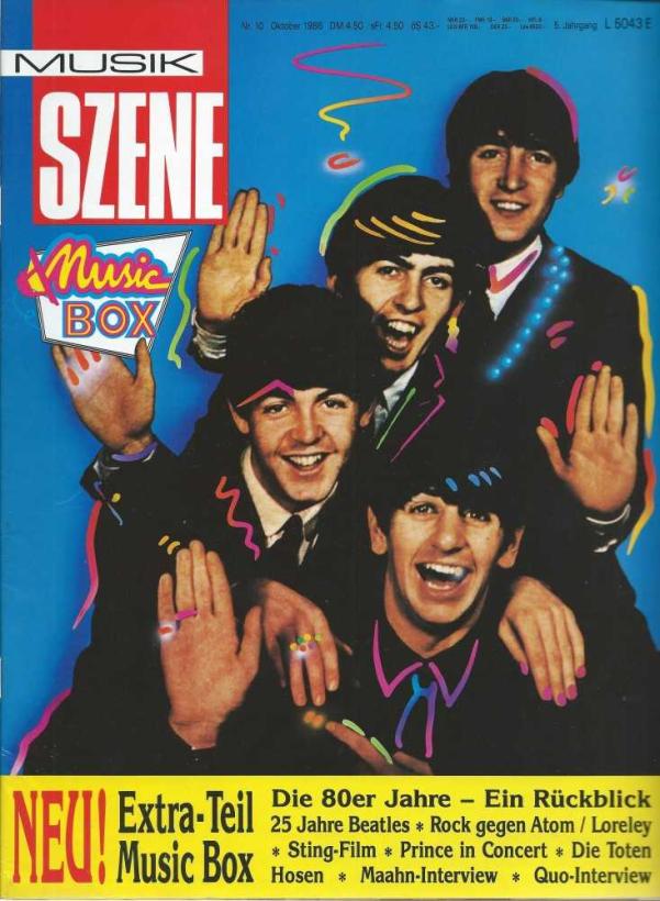 Musik Szene 10 1986 cover