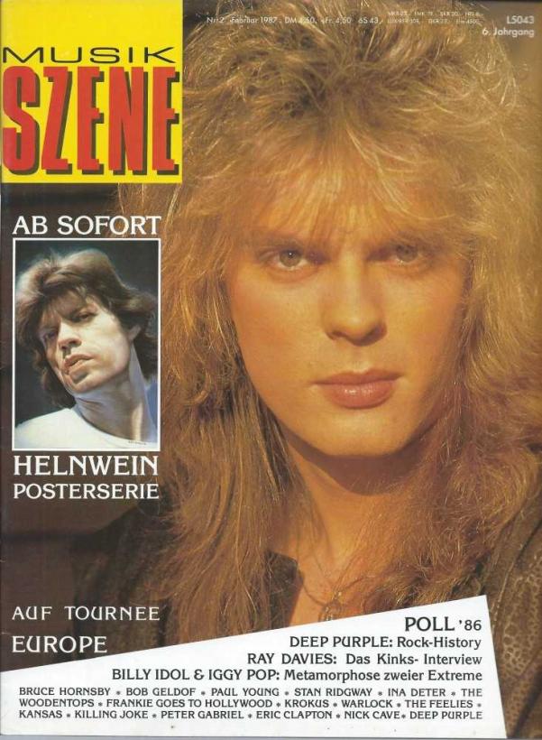 Musik Szene - issue 02/87 cover