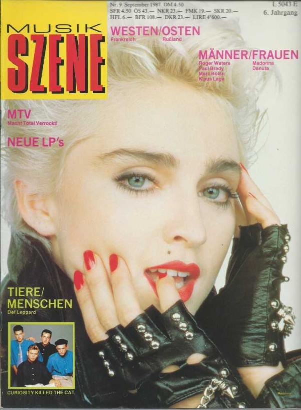 Musik Szene 09 1987 cover