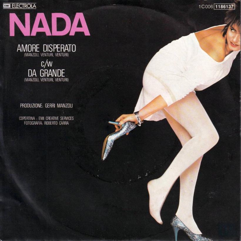 Nada - Amore Disperato / Da Grande (7" Single Rueckseite)