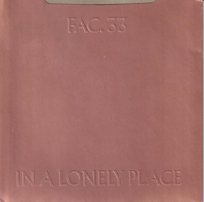 New Order - Ceremony  In A Lonely Place (7" Rueckseite UK)