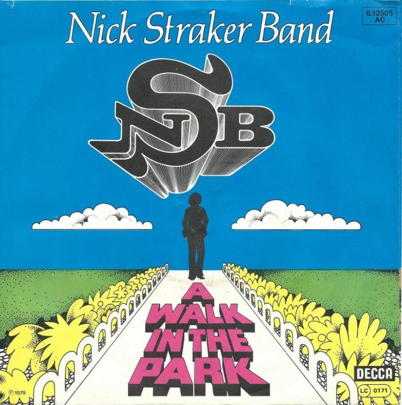 Nick Straker Band - A Walk In The Park (7" Single Rueckseite)