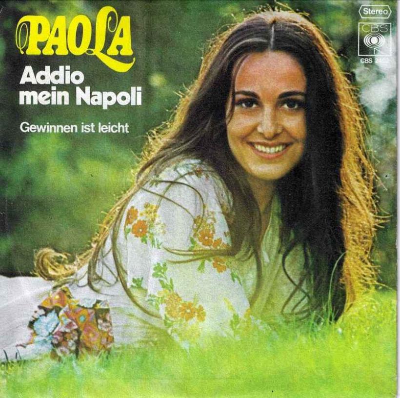 Paola - Addio, mein Napoli (7" Single Germany)