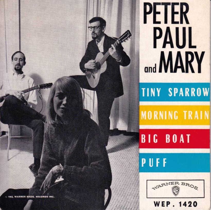 Peter, Paul & Mary - Tiny Sparrow (7" EP Single France)