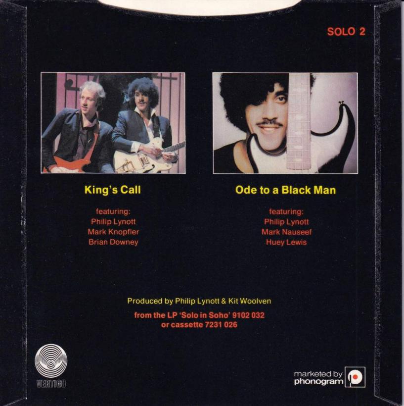Phil Lynott - King's Call (7" Vertigo Rueckseite UK)