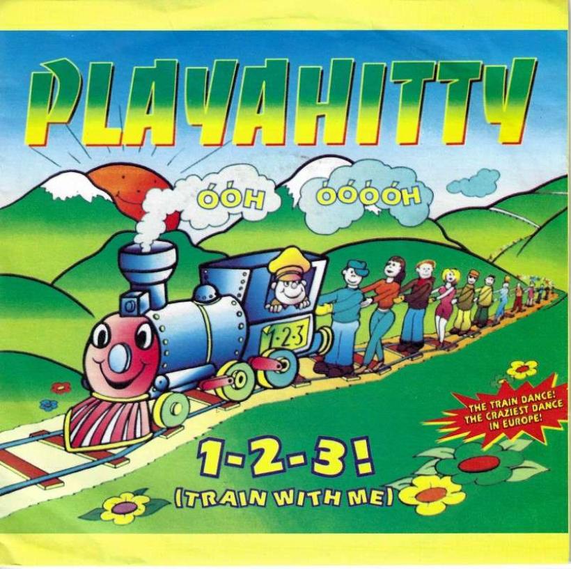 Playahitty - 1-2-3 Train With Me (7" ZYX Vinyl-Single)