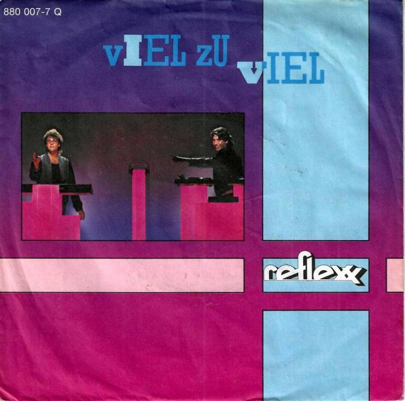 Reflexx - Viel zu viel (7" Mercury Vinyl-Single Germany)