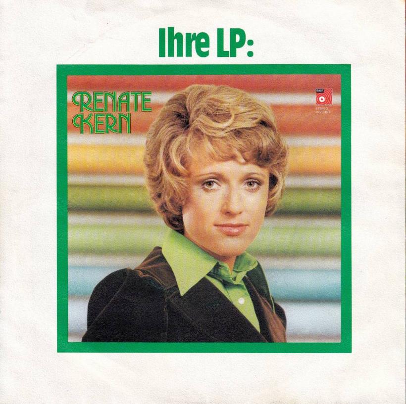 Renate Kern - Zwei in Verona (7" BASF Vinyl-Single Rueckseite)