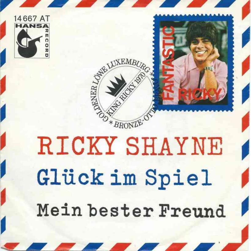 Ricky Shayne - Glück im Spiel (Hansa Vinyl-Single)