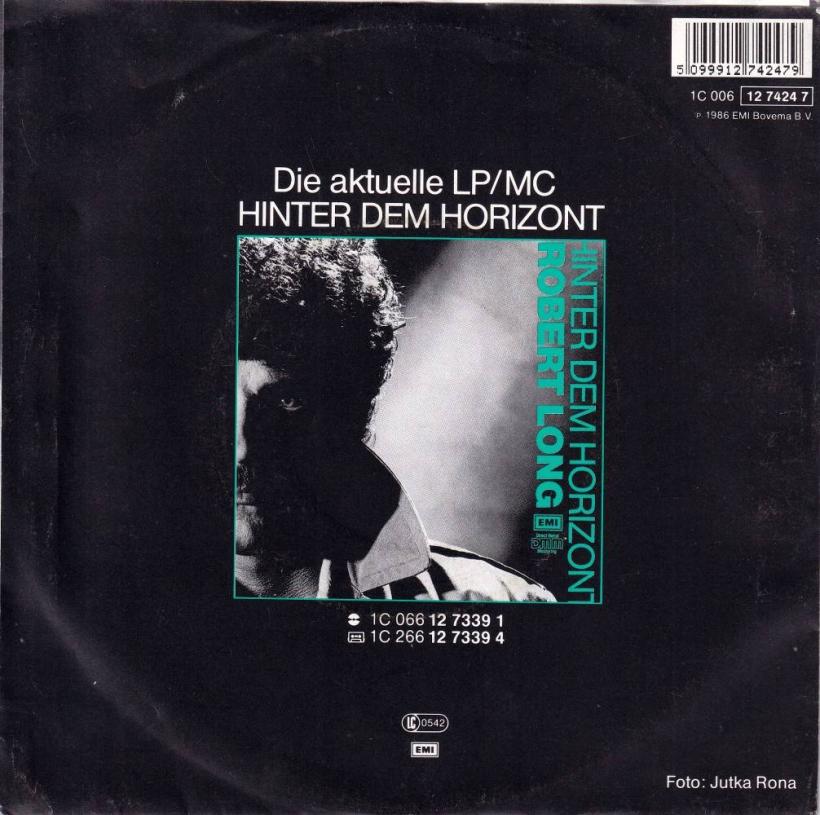 Robert Long - sagte immer Mama (7" EMI Vinyl-Single back cover)