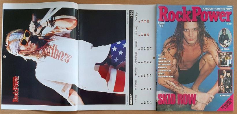 Rock Power 12 1991 Kalender 1