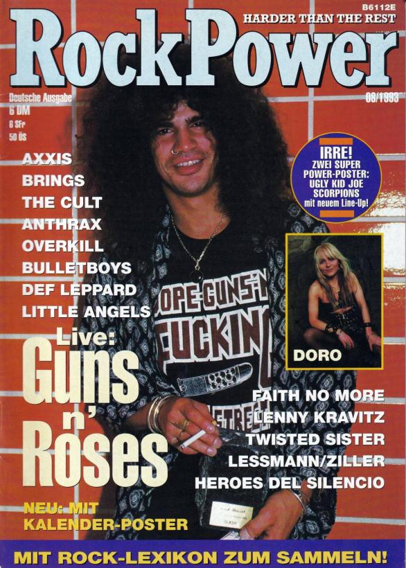rock power 08 1993 cover