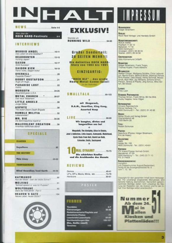 Rock Hard Nr 050 Inhalt
