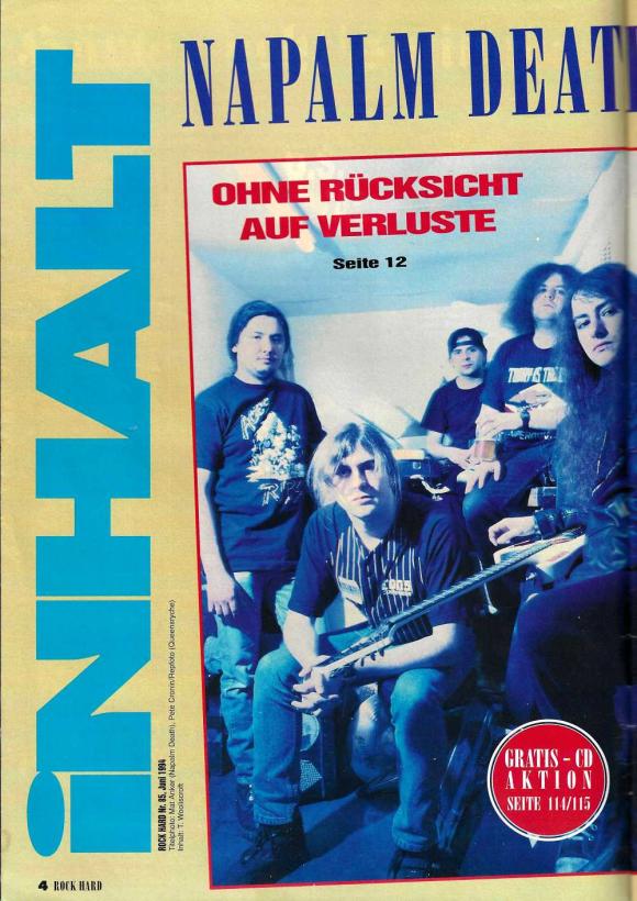 Rock Hard 85 Inhalt a