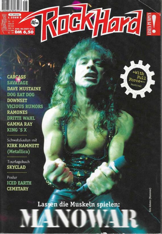 Rock Hard No. 111 (August 1996) cover