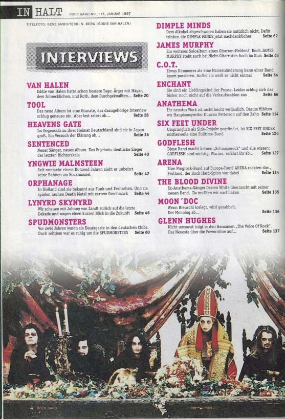 Rock Hard 116 Inhalt a
