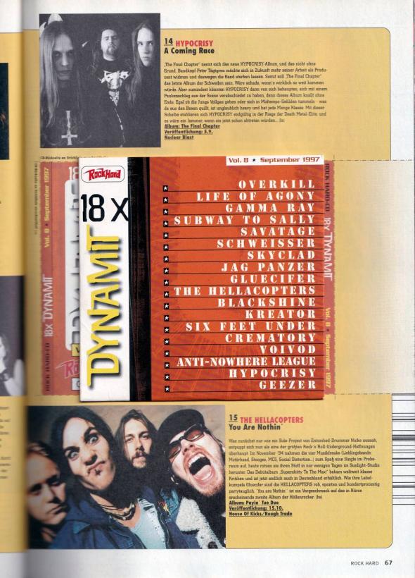 rock hard 09 1997 content cd