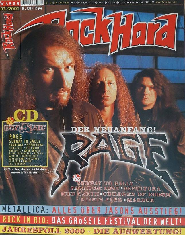 rock hard 03 2001 cover