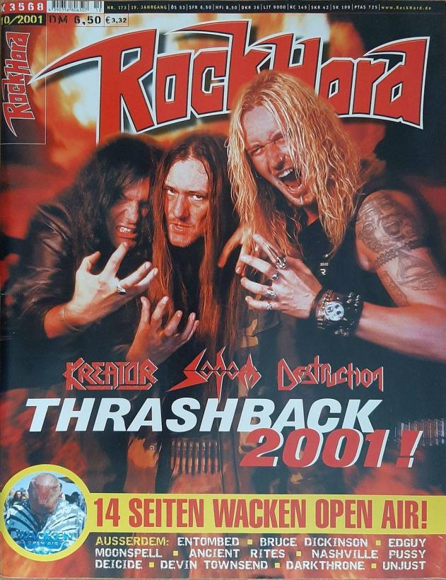 rock hard 10 2001 Heftcover