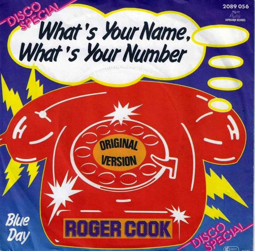 Roger Cook - What's Your Name, What's Your Number