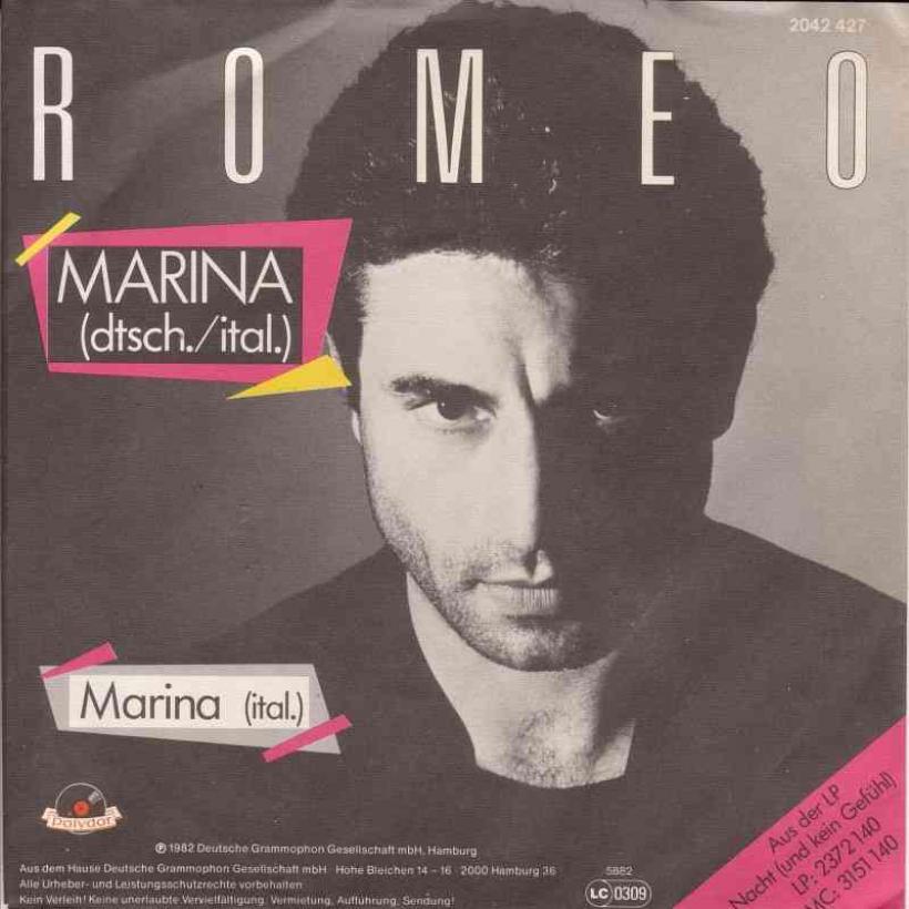 Romeo - Marina: Coverversion (Polydor Single Germany)