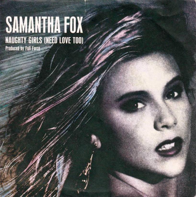 Samantha Fox - Naughty Girls (7" Jive Vinyl-Single Germany)