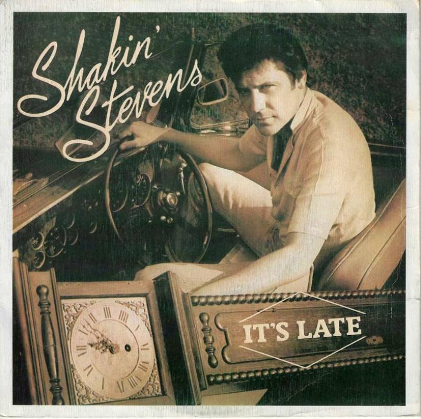 Shakin Stevens - It's Late (7" Epic Vinyl-Single Spain)