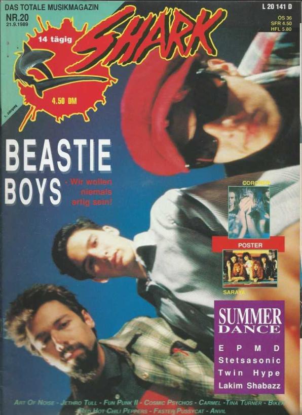 Shark Musikmagazin 20 - 1989 Heftcover