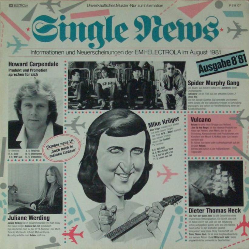 Single-News EMI-Electrola - August 1981 (LP Germany)