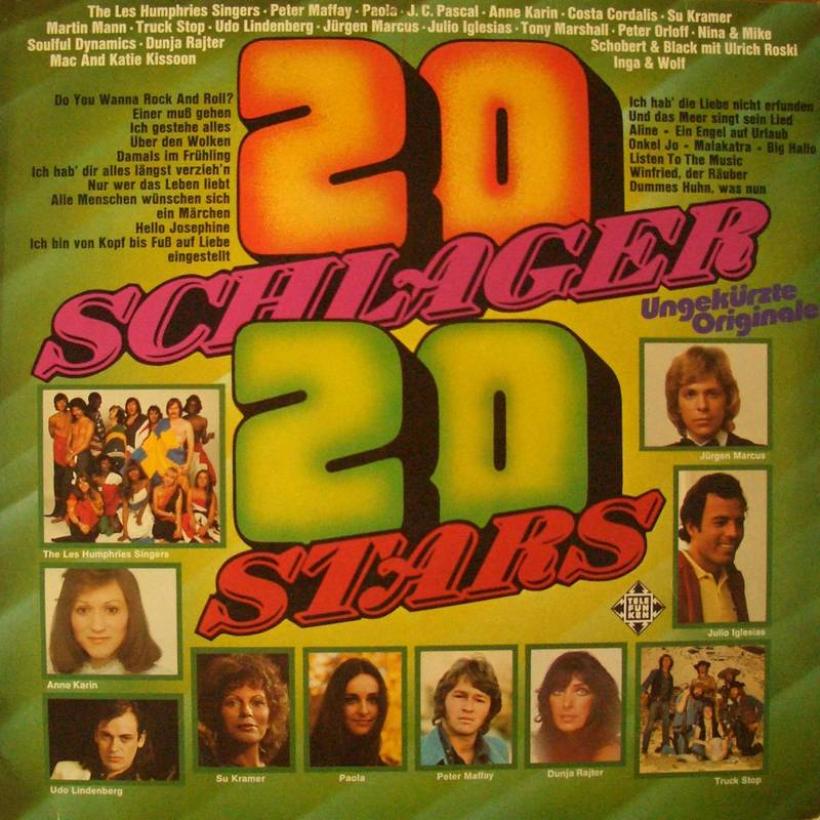 20 Schlager 20 Stars - Ungekürzte Originale (Telefunken LP 1974)