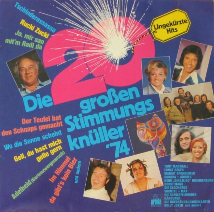 20 große Stimmungsknüller 1974 - Ungekürzte Hits (LP)