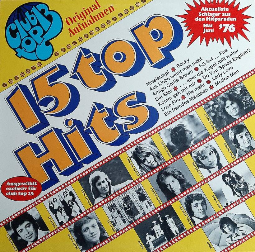 Club TOP 13 - 15 aktuelle Hits 1976 Mai-Juni (LP Germany)